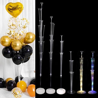 DIY Heart shaped Balloon Stand Arch Balloon Holder Support Balloon Column Baby Shower Birthday Wedding Party Decoration