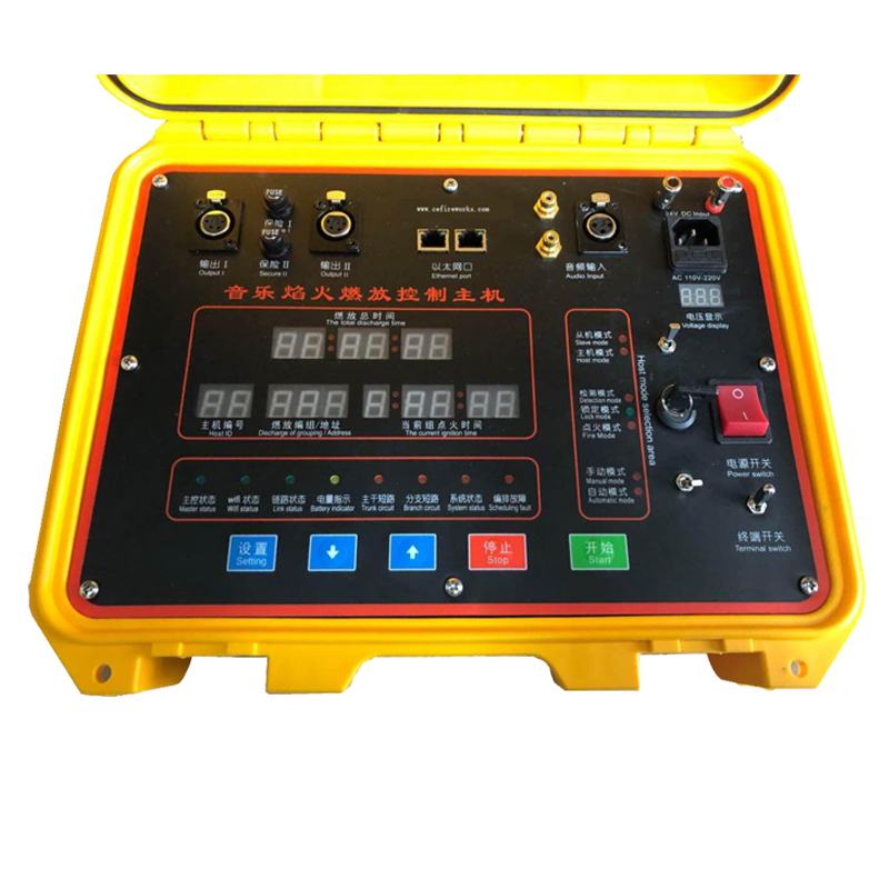 remote control pyrotechnic fireworks 32 Cue radio firing box pyromusic firing system for pyro musical firework display