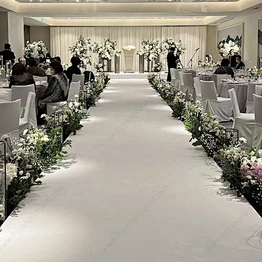 Festival party event stage floor white red wedding walkway aisle runner carpet roll for event wedding decoration