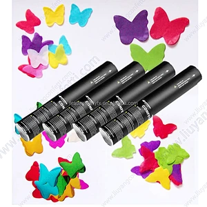 Multicolor biodegradable popper Custom logo confetti cannon 12-inch party decoration Holi powder Party event celebration popper