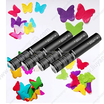 Multicolor biodegradable popper Custom logo confetti cannon 12-inch party decoration Holi powder Party event celebration popper