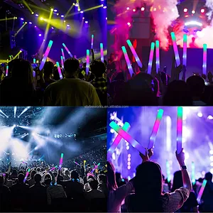 Disco Music Cheer Luminous Tube Rgb Dj Night Club Concert Glow Sticks Bulk Neon Party Supplies Luminous Led Light Foam Stick