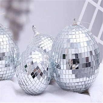 Hot sales Disco Mirror Reflective Disco Ball Christmas Tree Hanging Balls Ornaments Pendants For Party Decor