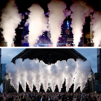 Party Dj Concept Smoke Event Nightclub Bar Dmx Control Cannon Super Stage Effect Disco Cryo Co2 Jet Machine