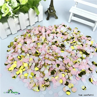 Blush Tissue Paper Champagne Rose Gold Confetti For Wedding Marriage Table Birthday Party Decoration
