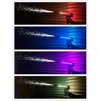 Electric Pyrotechnic Firework Machine Hand Event Sparkler Stage Spark Fountain Wedding Party Firing System Cold Pyro Gun