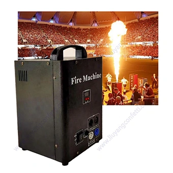 Safe Dmx Control Celebration Dj Wedding Party Stage Disco Show Ce Spray Thrower Artificial Light Fire Machine Flame Projector