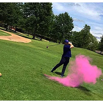 Gender Reveal Football Ball Blue Pink Holi Powder Baby Shower Party Decoration Supplies Kit 100% Biodegradable Exploding Soccer