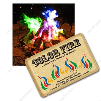Custom Logo OEM Factory Wholesale Colored Fire 10g 15g 25g 30g Magic Fire Colorful Flames Powder Mystical Fire