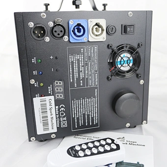 600W Stage Effects DMX Cold Spark Machine Stage Special Effect Fountain Waterfall Spark Cold Fireworks Machine for Stage Effects