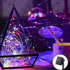 LED Outdoor Solar String Lights 5M/10M/20M Fairy Christmas Party Decorative Light Garland Solar Garden Waterproof