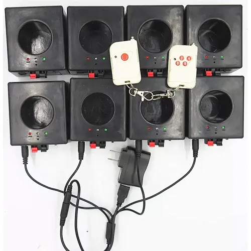 CE 8 channel 8 cue 4.2v rechargeable battery wireless remote control wedding cold pyro firing system Cold spark fountain machine