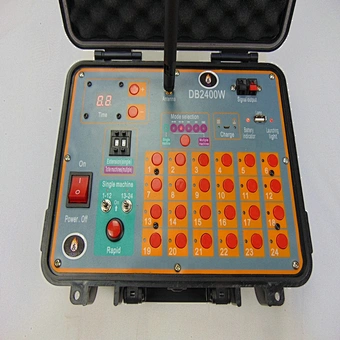 24 cues remote 2022 new year use fast deliver copper line Professional fireworks switch wedding equipment-wireless switch