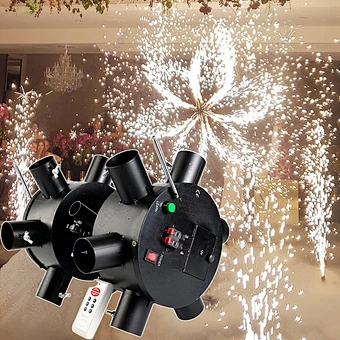 Pyrotechnic Show Remote Stage Fire Sparkler Projector Cold Fountain Spark Party Event Pyro Equipment Wedding Fireworks Machine
