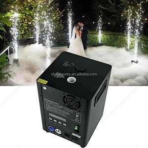 Powder Wireless Firework Blower Dual Head 500w Moving Dmx Stage Flame Fountain 600w 2000w Wedding Case Indoor Cold Spark Machine
