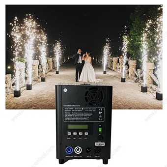 Stage Event Gender Reveal Birthday Party Remote DMX Control Cold Spark Fireworks Birthday Wedding Cold Sparkler Machine