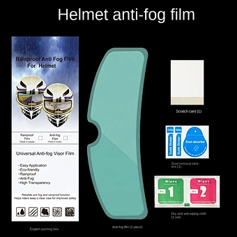 Hot selling motorcycle helmet special anti fog and rain film