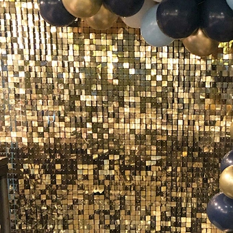 Vivid 3d Active Disco Decoration Sparkling Backdrop Sparkle Design Event Party Decorative Advertising Shimmer Sequin Wall Panel