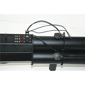 Electric confetti shooter 3 heads Confetti party popper Gun Machine 3 shots confetti Gun for Concert DJ wedding Party Decoration