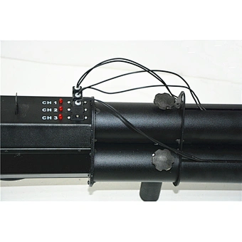 Electric confetti shooter 3 heads Confetti party popper Gun Machine 3 shots confetti Gun for Concert DJ wedding Party Decoration