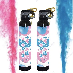 Baby Shower Boy Girl Blue Pink Powder Blaster Spray Smoke Cannons Proper Confetti Party Supplies Gender Reveal Party Supplies