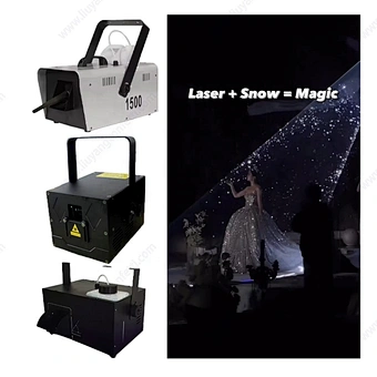 Snow Magic Focus Spot New Couple First Dance Fog Centerpiece Trend Favor Decoration Bride Groom Party Price Wedding Laser Light