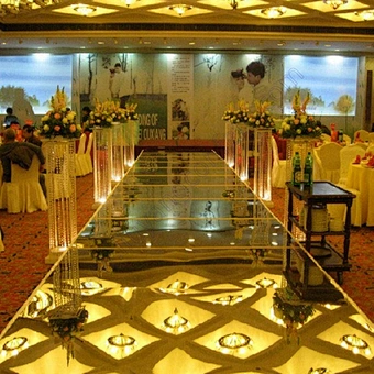 Mariage Aisle Runner Mirrored Pvc Walkway Width Stage Decoration Miroir Cadre Dance Floor Backdrop Wedding Mirror Carpet