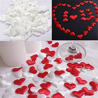Biodegradable Paper Throwing Petals Love Heart Red Heart Foil Metallic Confetti heart for Party Decoration Wedding decoration