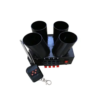 2 shots fan + 2shots straight cold pyro remote control firing systems