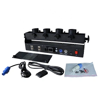 DMX 512 Four head confetti machine 4 Shots Stage Confetti shooter machine for party wedding stage show opening ceremony Concert