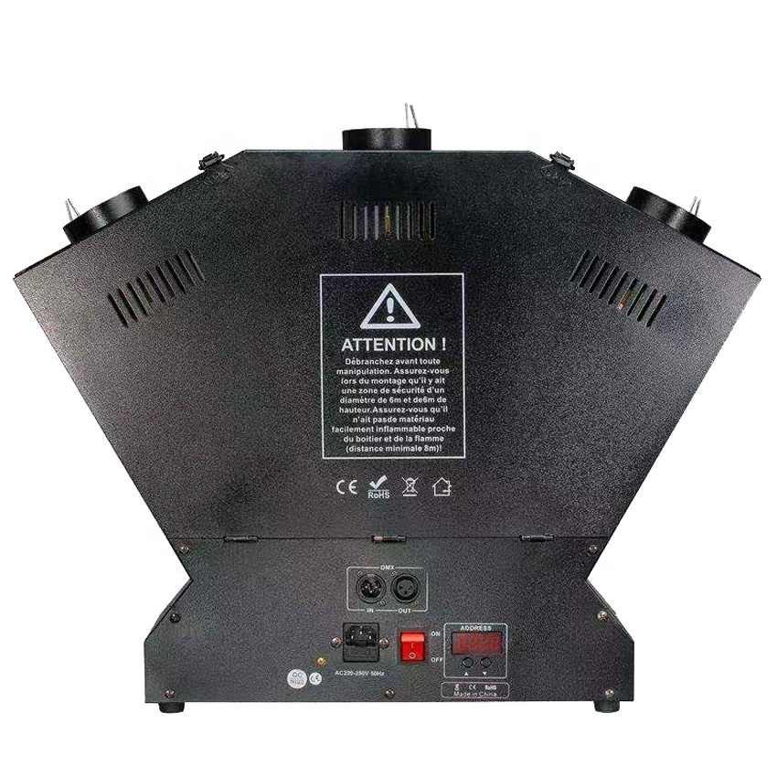 DMX Triple Way spray fire machine color Flame Projector color Fire Machine outdoor dj Disco flame machine Stage Concert Event