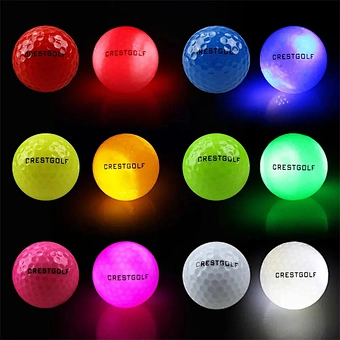 Motion-Activated LED Lighting Golf Ball Glow in the Dark Luminous Balls for Night Practice Gift for Golfers