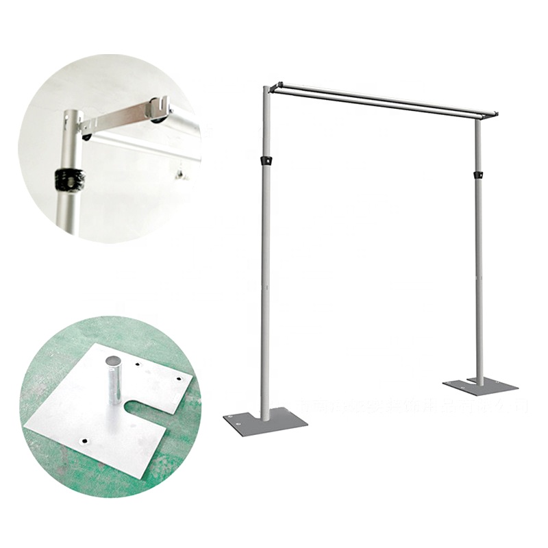 3-PIECE ADJUSTABLE UPRIGHT W/SLIP-LOCK (6FT-14FT)cheap wedding pipe without drape wholesale alternatives backdrop party