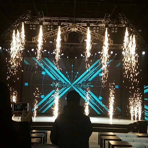 cold fountain machine stage waterfall machine rainfall cold spark machine for Wedding decoration stage event party supplier dj