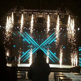 cold fountain machine stage waterfall machine rainfall cold spark machine for Wedding decoration stage event party supplier dj