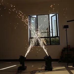Indoor Fireworks Dmx  moving head cold spark machine for party Wedding dj party stage