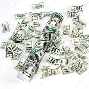 Handheld Custom Paper Shooter Confetti Cannon Popper Money Confetti Celebrating Weddings Christmas New Year Halloween Diwali