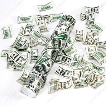Handheld Custom Paper Shooter Confetti Cannon Popper Money Confetti Celebrating Weddings Christmas New Year Halloween Diwali