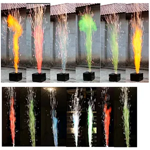 Reusable DMX control COLOR COLD PYRO machine spark machine for stage effect