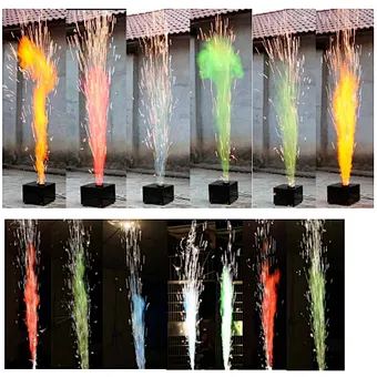 Reusable DMX control COLOR COLD PYRO machine spark machine for stage effect