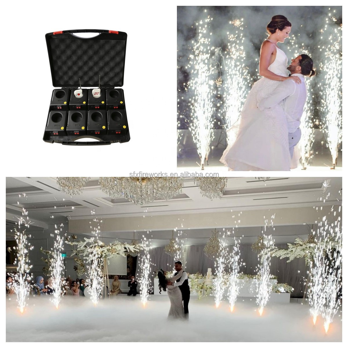 8 Cues Wireless Remote Control Fire Stage Fountain Fireworks Pyrotechnics Firing System fireworks Cold Pyro Machine For Wedding