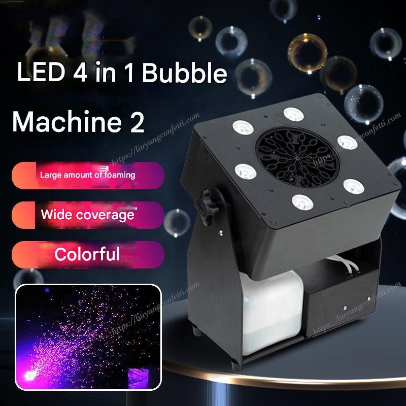 Stage bubble machine wedding  DMX512 remote control