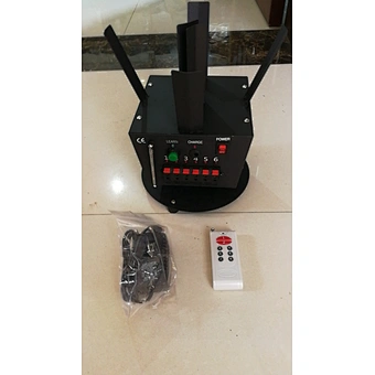 Remote control rotating fireworks firing systems for stage fountains cold pyro