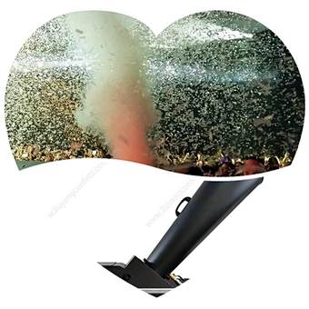 sfx Big model 100*45*90CM 15M spray height CO2 color paper blower confetti cannon blaster launcher confetti machine
