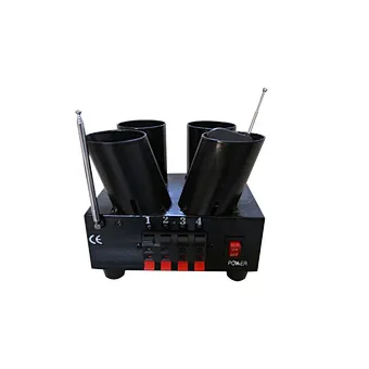 2 shots fan + 2shots straight cold pyro remote control firing systems