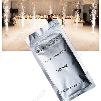 Wedding Mariage Bride Conert Event DJ 200g Titanium Powder For Cold Spark Machine Special Effect Cold Spark Machine Powder Dusty