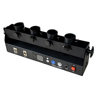DMX 512 Four head confetti machine 4 Shots Stage Confetti shooter machine for party wedding stage show opening ceremony Concert