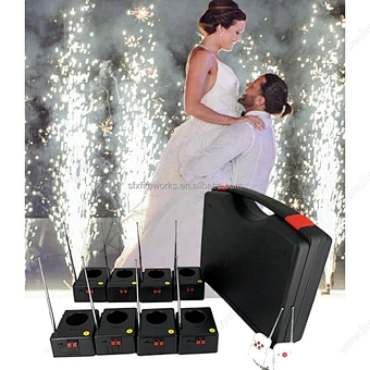8 Cues Wireless Remote Control Fire Stage Fountain Fireworks Pyrotechnics Firing System fireworks Cold Pyro Machine For Wedding