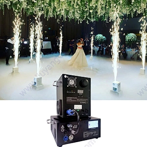 Party Show Decoration Flycase Dmx Remote Control Sparking 600w Celebration 5m Firework Fountain Stage Wedding Cold Spark Machine