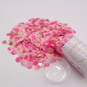 Heart Push Popper Mixed Tissue Paper Confetti for Wedding Baby Shower Party Anniversary Baby Shower DIY Paper Decorations